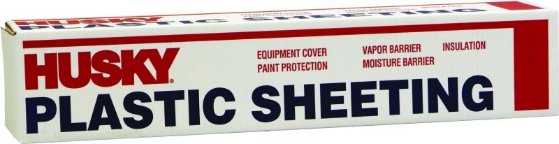 Poly-America CF0409C Painters Sheeting, 100 ft L, 9 ft W, Clear