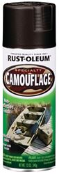 Rust-Oleum 1916830 Camouflage Spray Paint, Ultra Flat, Black, 12 oz, Can