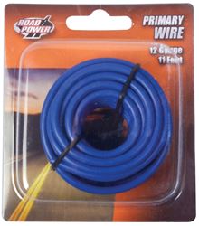 Road Power 55671633/12-1-12 Electrical Wire, 12 AWG Wire, 25/60 VAC/VDC, Copper Conductor, Blue Sheath, 11 ft L