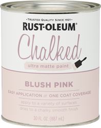 Rust-Oleum 285142 Chalk Paint, Ultra Matte, Blush Pink, 30 oz, Pack of 2