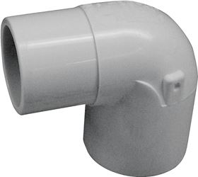 IPEX 435548 Street Pipe Elbow, 1-1/2 in, Spigot x Socket, 90 deg Angle, PVC, White, SCH 40 Schedule, 150 psi Pressure