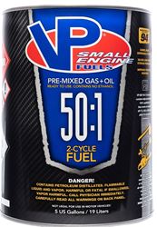 VP Fuel 6232 50:1 Pre-Mixed Small Engine Fuel, Aromatic Hydrocarbon, Blue, 5 gal Pail