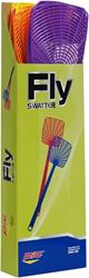 Pic 274 Fly Swatter, 5 in L Mesh, 3-1/2 in W Mesh, Plastic Mesh, Pack of 24