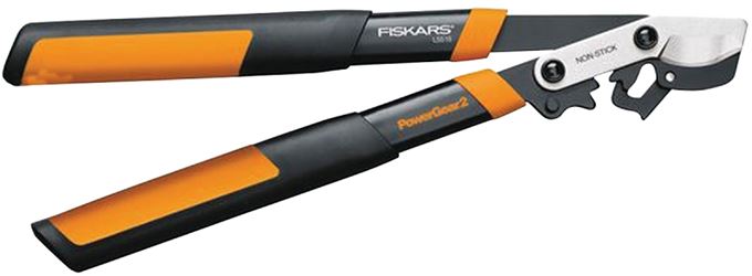 Fiskars 394751-1002 Power Gear Lopper, 1-1/2 in Cutting Capacity, Bypass Blade, Steel Blade, Steel Handle, Round Handle
