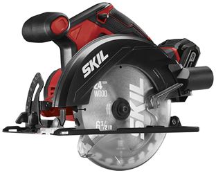 SKIL CR540602 Circular Saw Kit, Battery Included, 20 V, 2 Ah, 6-1/2 in Dia Blade, 50 deg Bevel