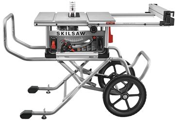 SKILSAW SPT99-11 Worm Drive Table Saw, 120 VAC, 15 A, 10 in Dia Blade, 5/8 in Arbor, 30-1/2 in Rip Capacity Right