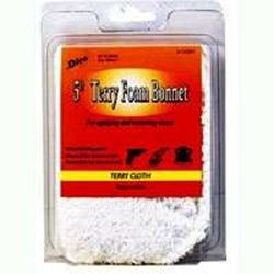 Dico 584-45600 Polishing Bonnet, 5 to 6 in Dia, Foam/Terry Cloth
