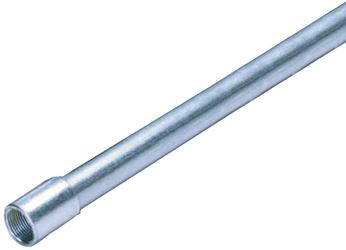 Allied Tube & Conduit 278937 Conduit, 2-1/2 in, 10 ft L, Steel, Galvanized