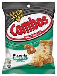 Combos MMM42006 Pizzeria Snacks, Pizza Flavor, 6.3 oz Bag, Pack of 12