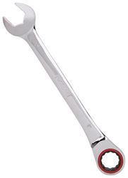 Vulcan PG1 Combination Wrench, SAE, 1 in Head, Chrome Vanadium Steel, Polished Mirror