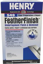 Henry 12163 Underlayment Patch and Skimcoat, Gray, 7 lb, Bag, Pack of 4