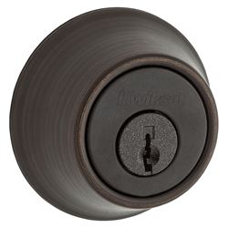 Kwikset 96600-542 Deadbolt, Alike Key, Steel, Venetian Bronze, 2-3/8 to 2-3/4 in Backset, Pack of 3