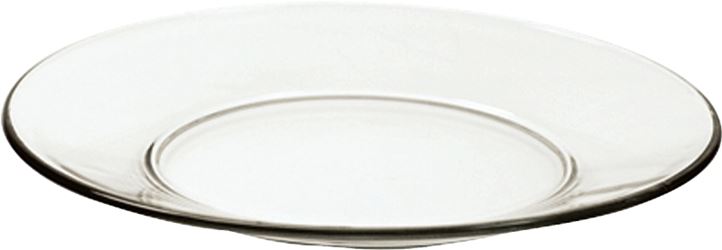 Oneida 842F Luncheon Plate, Glass, Clear, For: Dishwasher, Pack of 12