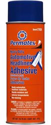 Permatex 27828 Headliner and Carpet Adhesive, Liquid, Solvent, Amber, 20 oz Aerosol Can