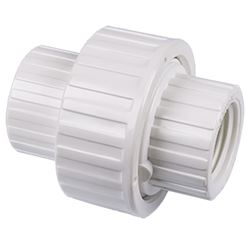 IPEX 435906 Pipe Union with Buna O-Ring Seal, 1/2 in, FPT, PVC, White, SCH 40 Schedule, 150 psi Pressure