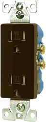 Eaton Wiring Devices TR1107RB-SP-L Duplex Receptacle, 2 -Pole, 15 A, 125 V, Push-in, Side Wiring, NEMA: 5-15R