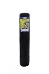 Tenax 2A040066 Folded Deer Fence, 100 ft L, 7 ft H, Plastic, Black