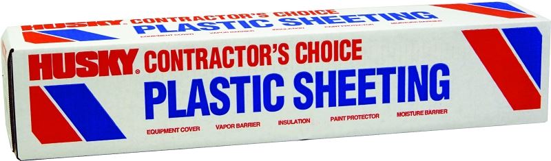 Poly-America CF00712-0400C Painters Sheeting, 400 ft L, 12 ft W, Clear