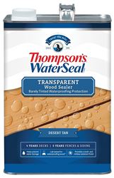 Thompsons WaterSeal TH.091701-16 Wood Sealer, Transparent, Desert Tan, 1 gal, Pack of 4