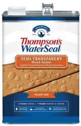 Thompsons WaterSeal TH.092701-16 Waterproofing Stain, Semi-Transparent, Desert Tan, 1 gal, Pack of 4