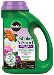 Miracle-Gro Shake n Feed 3002201 Rose and Bloom Plant Food, 4.5 lb Jug, Solid, 10-18-9 N-P-K Ratio