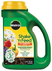 Miracle-Gro Shake n Feed 3001901 All-Purpose Plant Food, 4.5 lb, Solid, 12-4-8 N-P-K Ratio