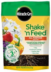 Miracle-Gro Shake n Feed 3002010 All-Purpose Plant Food, 8 lb, Solid, 12-4-8 N-P-K Ratio