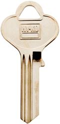 Hy-Ko 11010T7 Key Blank, Brass, Nickel, For: Taylor Cabinet, House Locks and Padlocks, Pack of 10