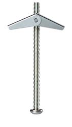 Cobra Anchors 082M Spring Toggle Bolt, 3 in L, Steel, 68 lb