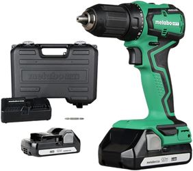 Metabo HPT DS18DDXM Drill/Driver Kit, Battery Included, 18 V, 1.5 Ah, 1/2 in Chuck, Keyless Chuck