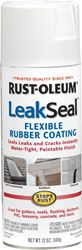 Rust-Oleum 267970 Rubberized Spray Coating, White, 12 oz, Can