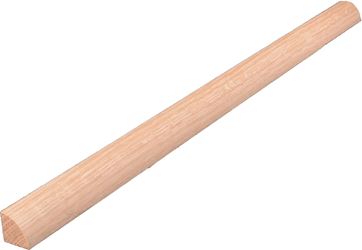 ALEXANDRIA Moulding 0W105-40096C1 Quarter Round Moulding, 96 in L, 3/4 in W, Red Oak, Pack of 24