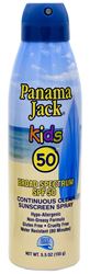 Panama Jack 4350 Continuous Spray Kids Sunscreen, 5.5 oz Bottle, Pack of 12