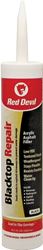 Red Devil 0637 Repair Sealant, Textured Paste, Black, Mild Acrylic, 10.1 fl-oz Cartridge, Pack of 12