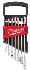 Milwaukee 48-22-9506 Wrench Set, 7-Piece, Alloy Steel, Chrome