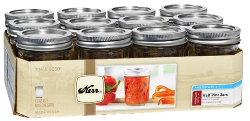 Kerr 2139394 Jar, 8 oz Capacity