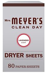 Mrs. Meyers Clean Day 014148 Dryer Sheet, Lavender