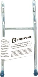 Crawford 14443-30 Peg Hook, 3 in Opening, Steel, Silver, Pack of 30