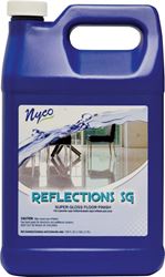 nyco NL90422-900104 Floor Polish, 128 oz, Liquid, Acrylic Polymer, White, Pack of 4