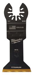 Milwaukee 49-25-1269 Blade, 1-3/4 in, 1-5/8 in D Cutting, HSS/Titanium, 10/PK