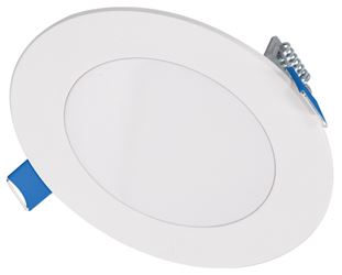 HALO HLB4 Series HLB4069FS1EMWR Downlight with Remote Driver/Junction Box, 12 W, 120 V, LED Lamp, Aluminum