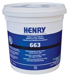 Henry 12185 Carpet Adhesive, Beige, 1 gal, Container