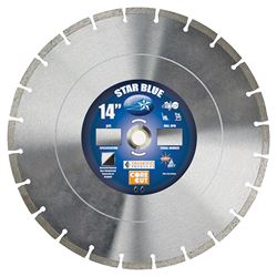 Diamond Products 14355 Circular Saw Blade, 14 in Dia, 1 in Arbor, Diamond Cutting Edge, Applicable Materials: Asphalt