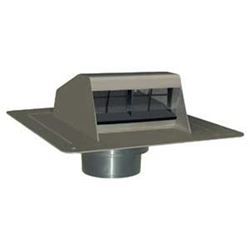 Duraflo 6013BL Roof Dryer Exhaust Vent, 5 in Duct, Black Hood