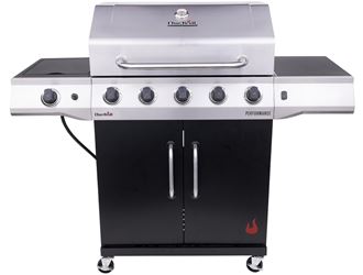 Char-Broil 463458021 Gas Grill with Chefs Tray, Liquid Propane, 2 ft 4 in W Cooking Surface, Steel