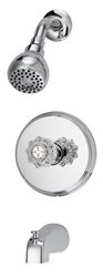 Boston Harbor GU-F1010509CP Tub/Shower, Fixed Mount Showerhead, 1.75 gpm Showerhead, 1 Spray Settings, 1-Handle