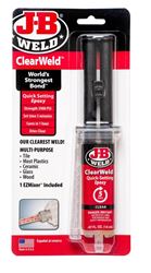 J-B Weld 50114-H Syringe, Clear, Liquid, 14 mL, Carded