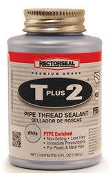 Rectorseal T Plus 2 Series 23631 Thread Sealant, 0.25 pt, Can, Paste, White