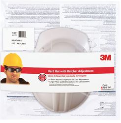 3M Pro Series CHH-R-W6 Hard Hat, 11 in L x 8-1/2 in W x 7 in H, 4-Point Suspension, Polyethylene Shell, White