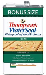 Thompsons WaterSeal TH.090001-03 Wood Sealer, Transparent, Liquid, Clear, 1.2 gal, Pack of 4
